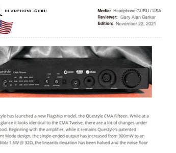 HEADPHONE.GURU: the CMA Fifteen has well earned its status as flagship offering exceptional musicality