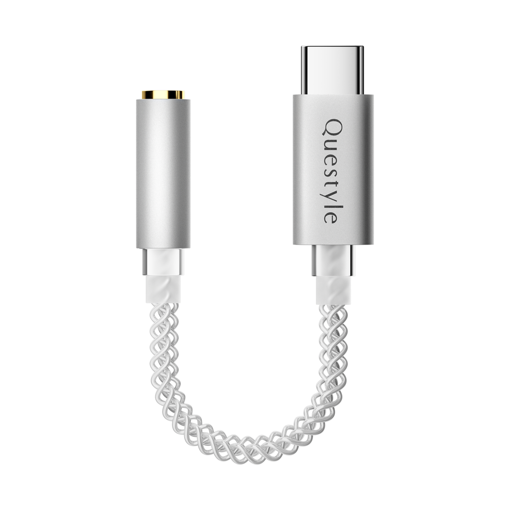 Qlink-C Lossless USB C to 3.5mm Headphone Jack Audio Adapter