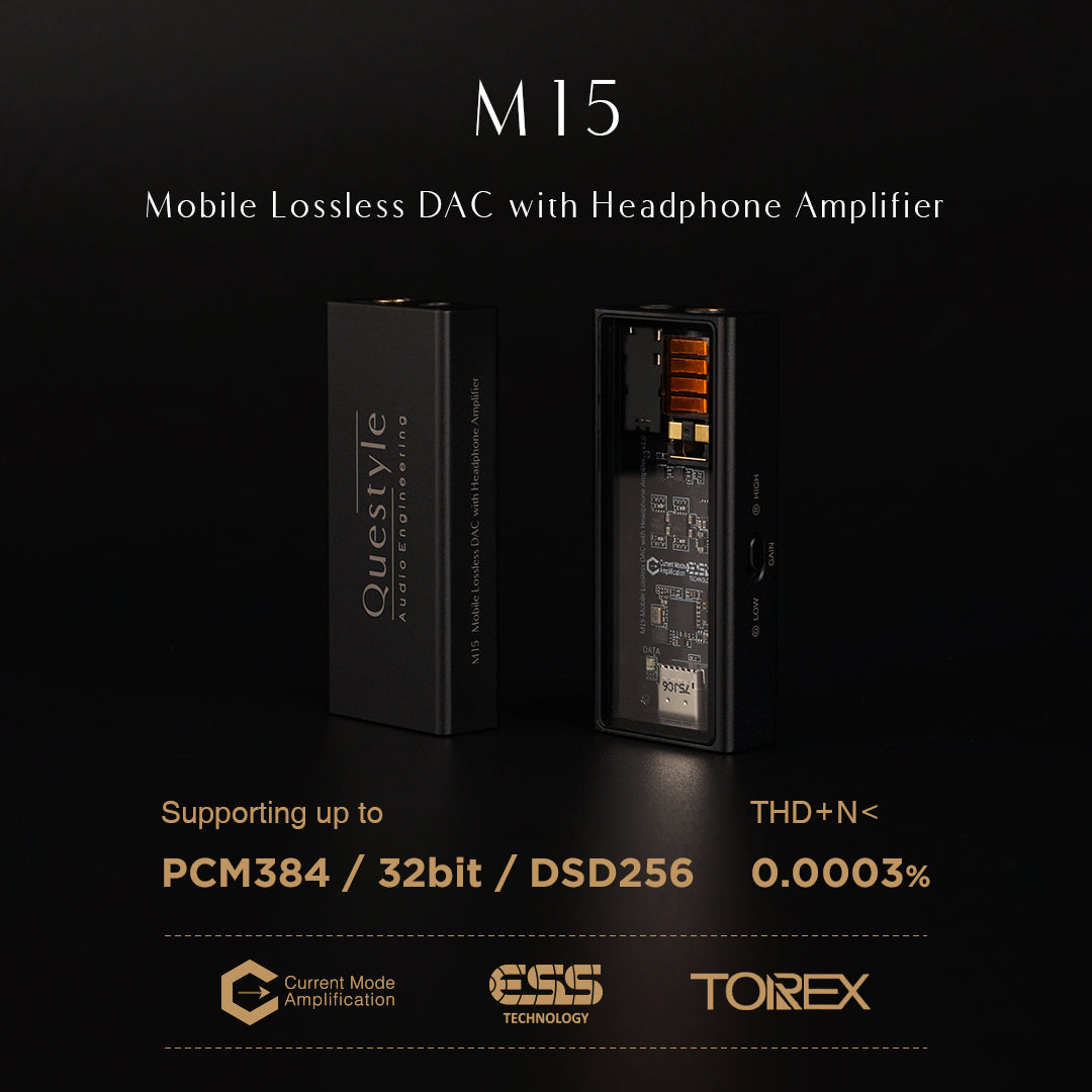 Questyle M15 - Mobile DAC/ Headphone Amplifier HiFi