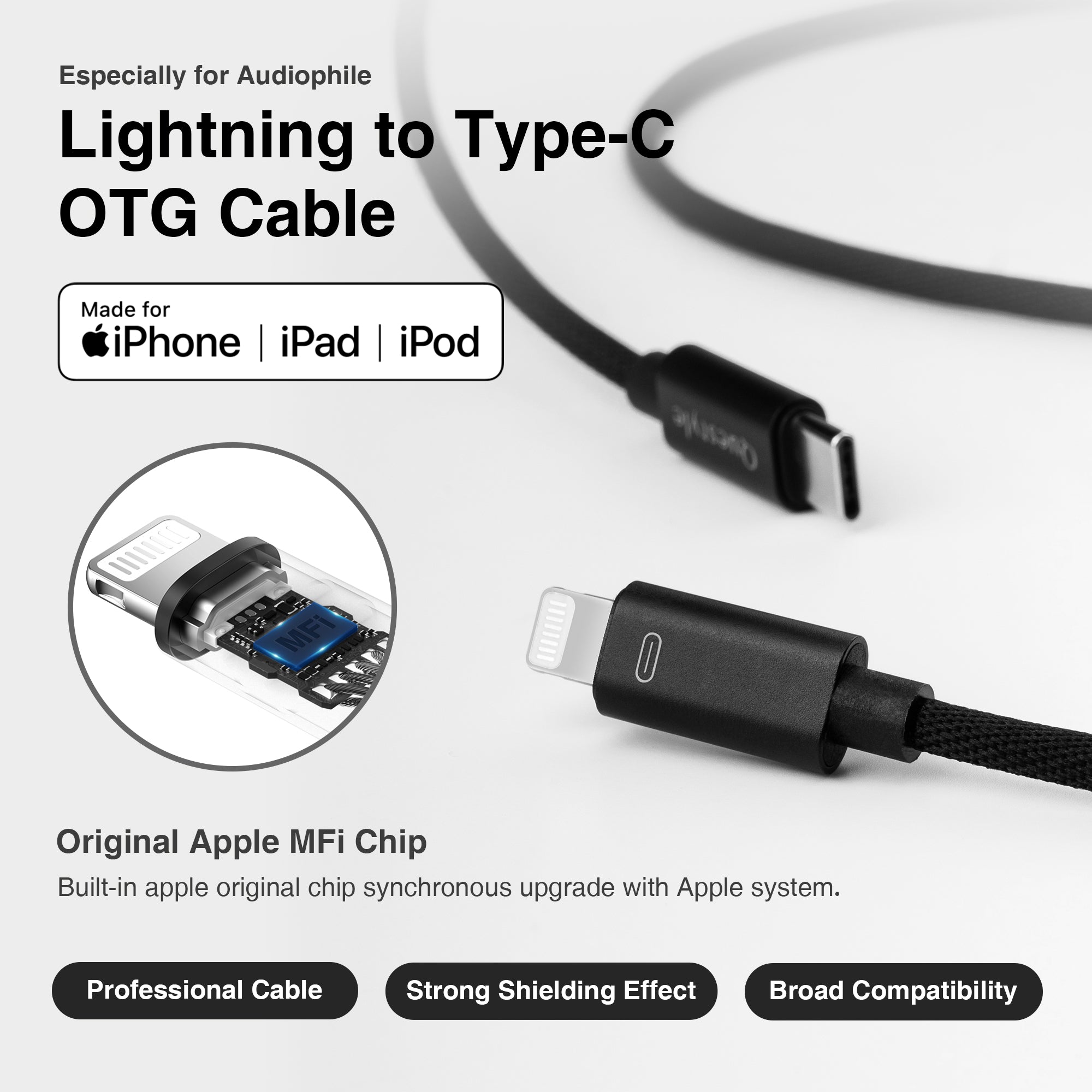 Lossless Transfer Audio OTG Adapter Cable - Questyleshop