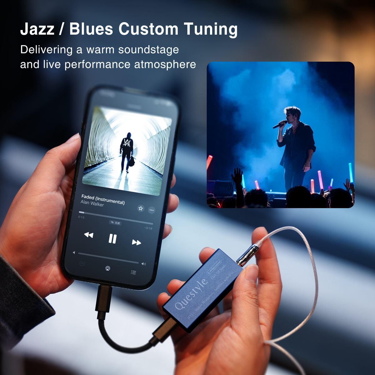 Questyle M15i Mobile Headphone Amplifier with DAC